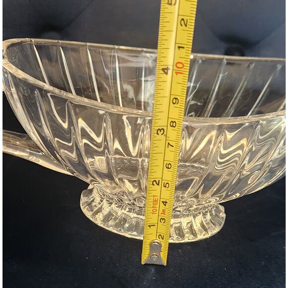 MIKASA Park Lane Sauce Boat Cut Crystal 16oz Made in Germany Perfect w Box - Picture 8 of 10